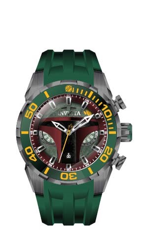 RELOJ BOBA FETT PARA HOMBRE INVICTA STAR WARS 35051 - VERDE