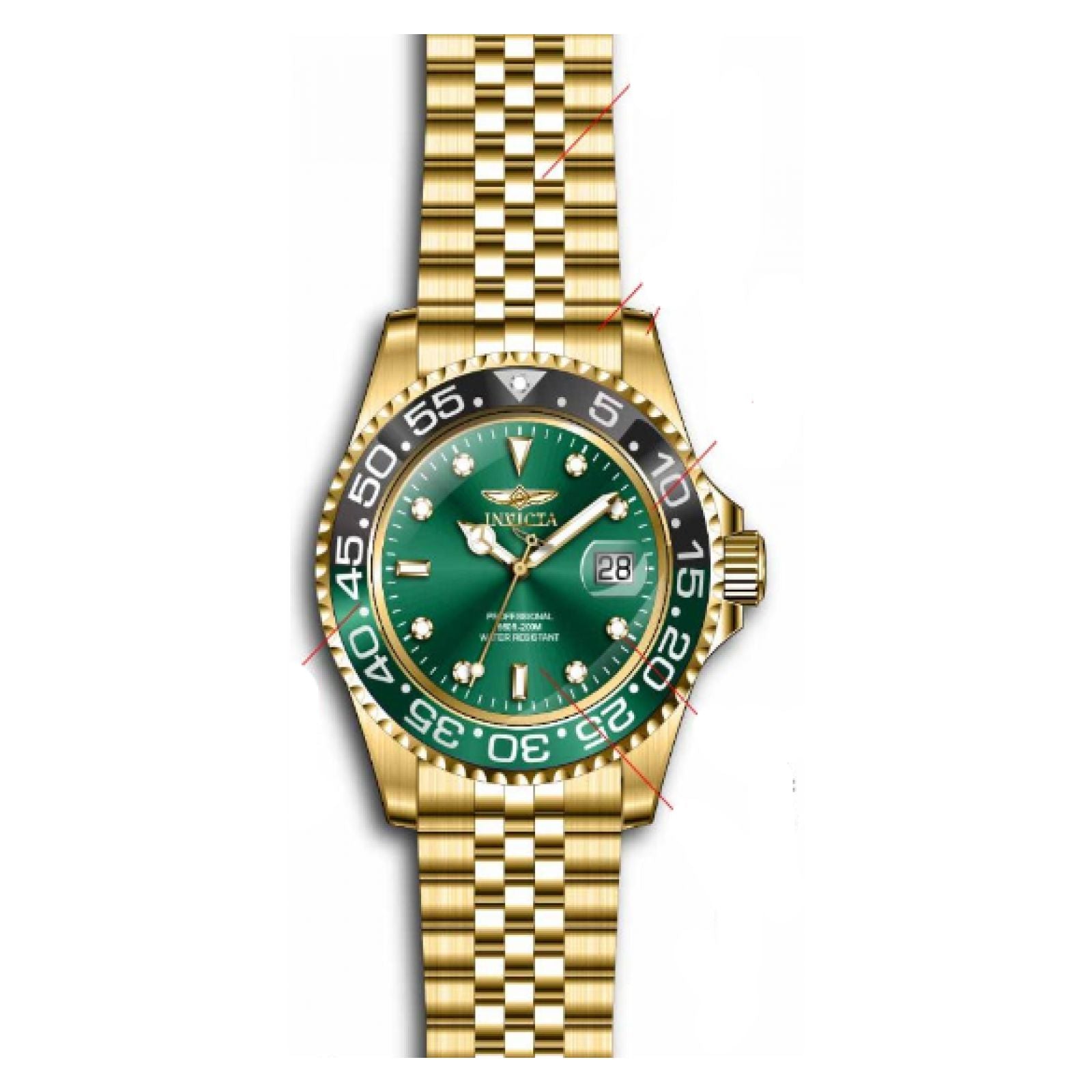 Reloj de pulsera Invicta pro diver 36044