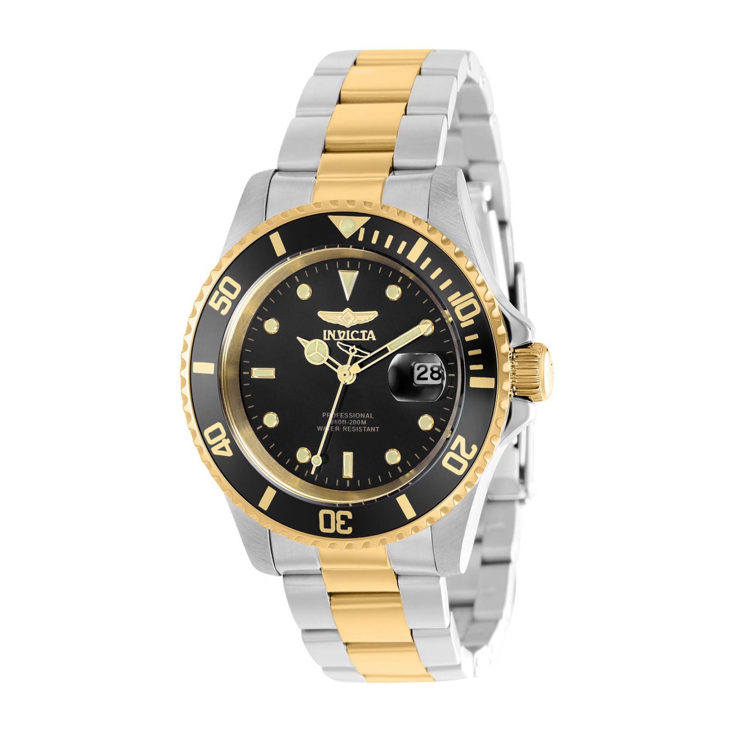 RELOJ  PARA HOMBRE INVICTA PRO DIVER 37158 - ACERO, ORO