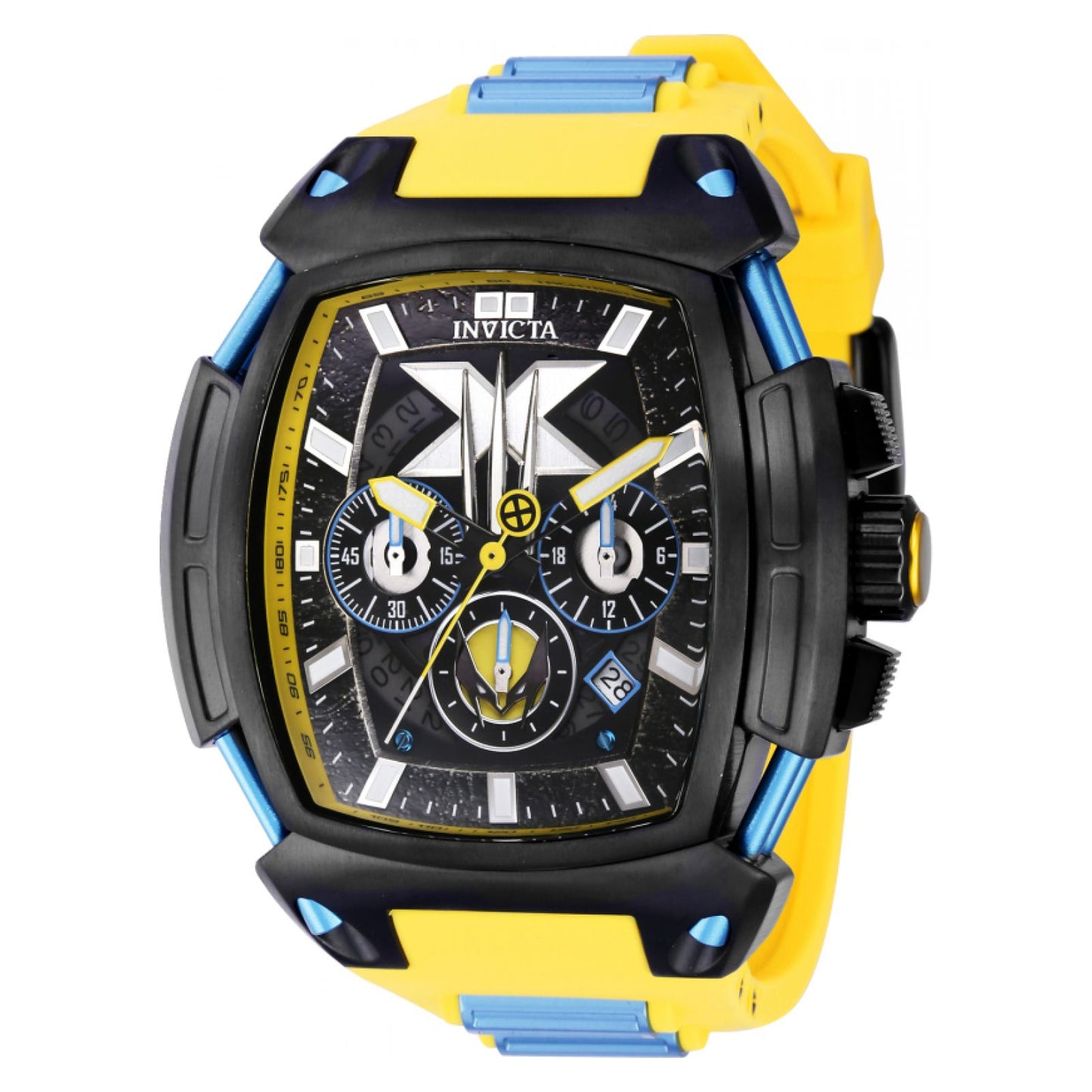 RELOJ X-MEN PARA HOMBRE INVICTA MARVEL 37379 - AMARILLO AZUL