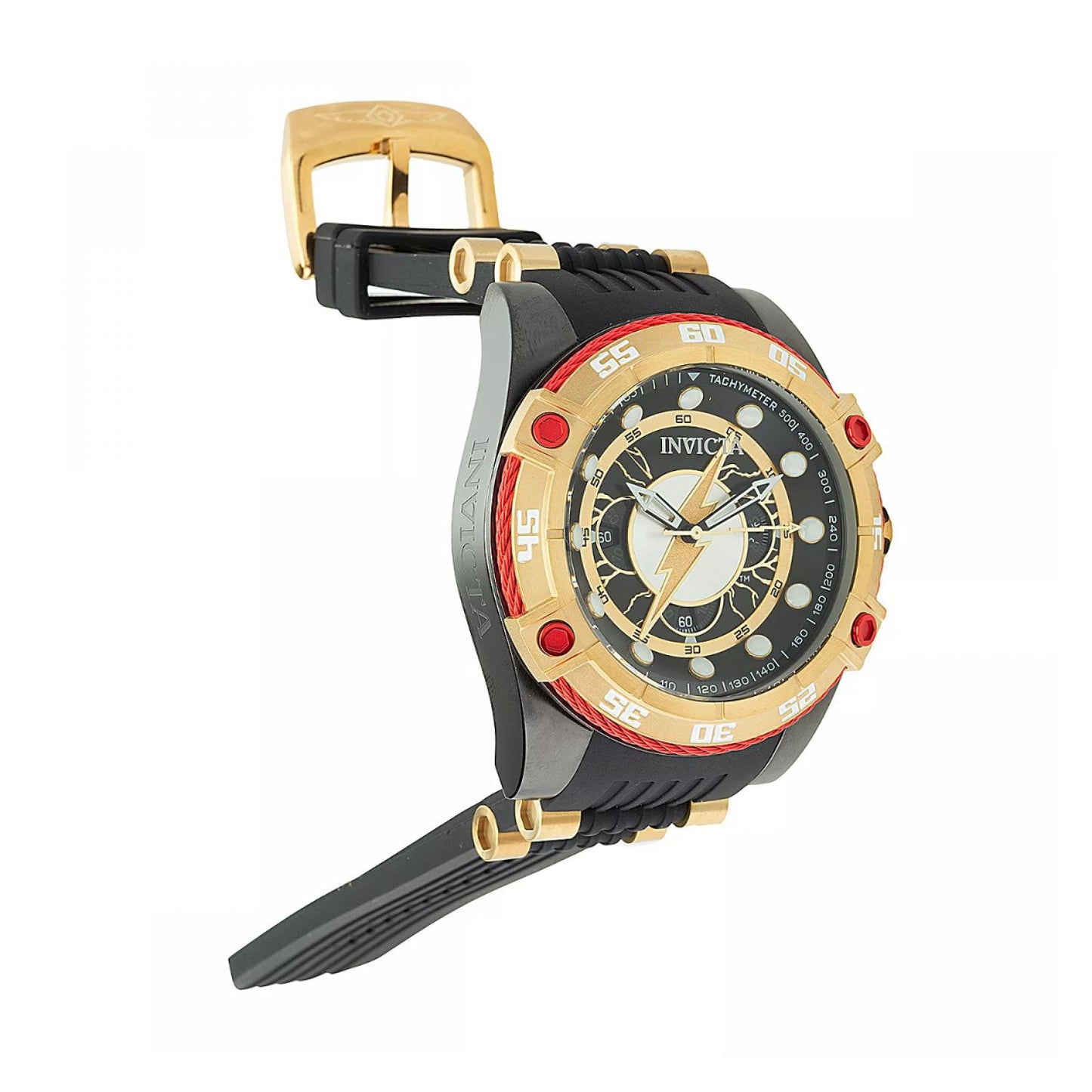 RELOJ FLASH PARA HOMBRE INVICTA DC COMICS 37384 - ORO NEGRO