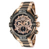 RELOJ  PARA HOMBRE INVICTA MAMMOTH 37527 - NEGRO, ORO ROSA