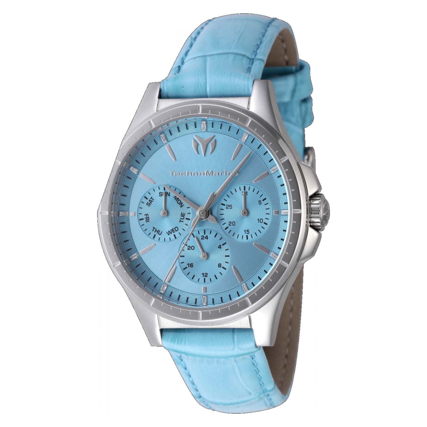 RELOJ CLÁSICO PARA MUJER TECHNOMARINE MOONSUN NÚMERO DE SERIE 822057 - AZUL CLARO