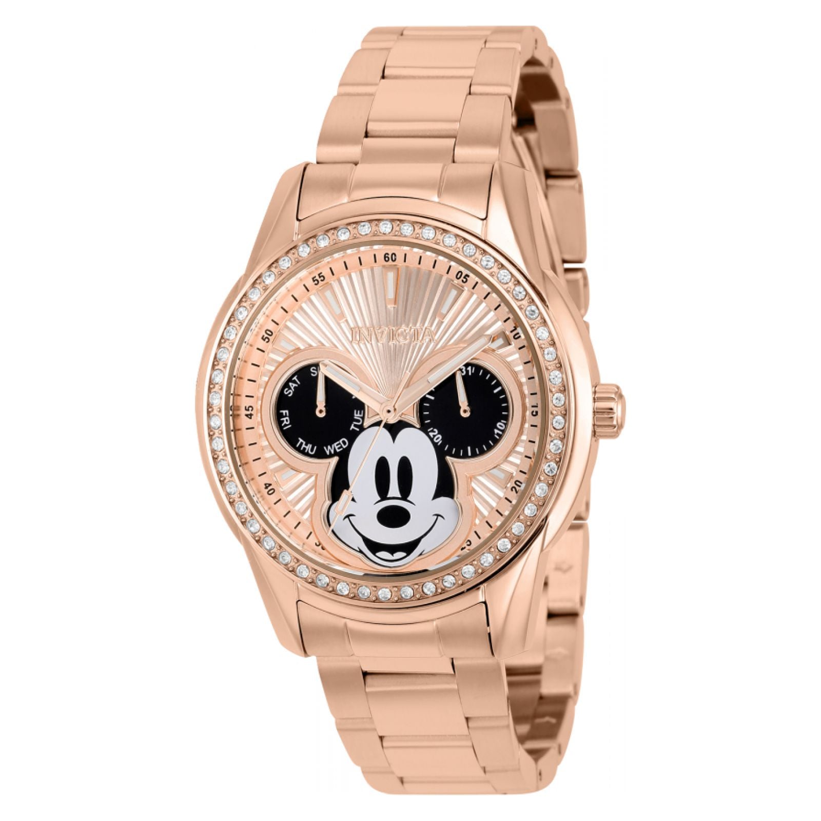 RELOJ MICKEY MOUSE PARA MUJER INVICTA DISNEY LIMITED EDITION 37825 - ORO ROSA