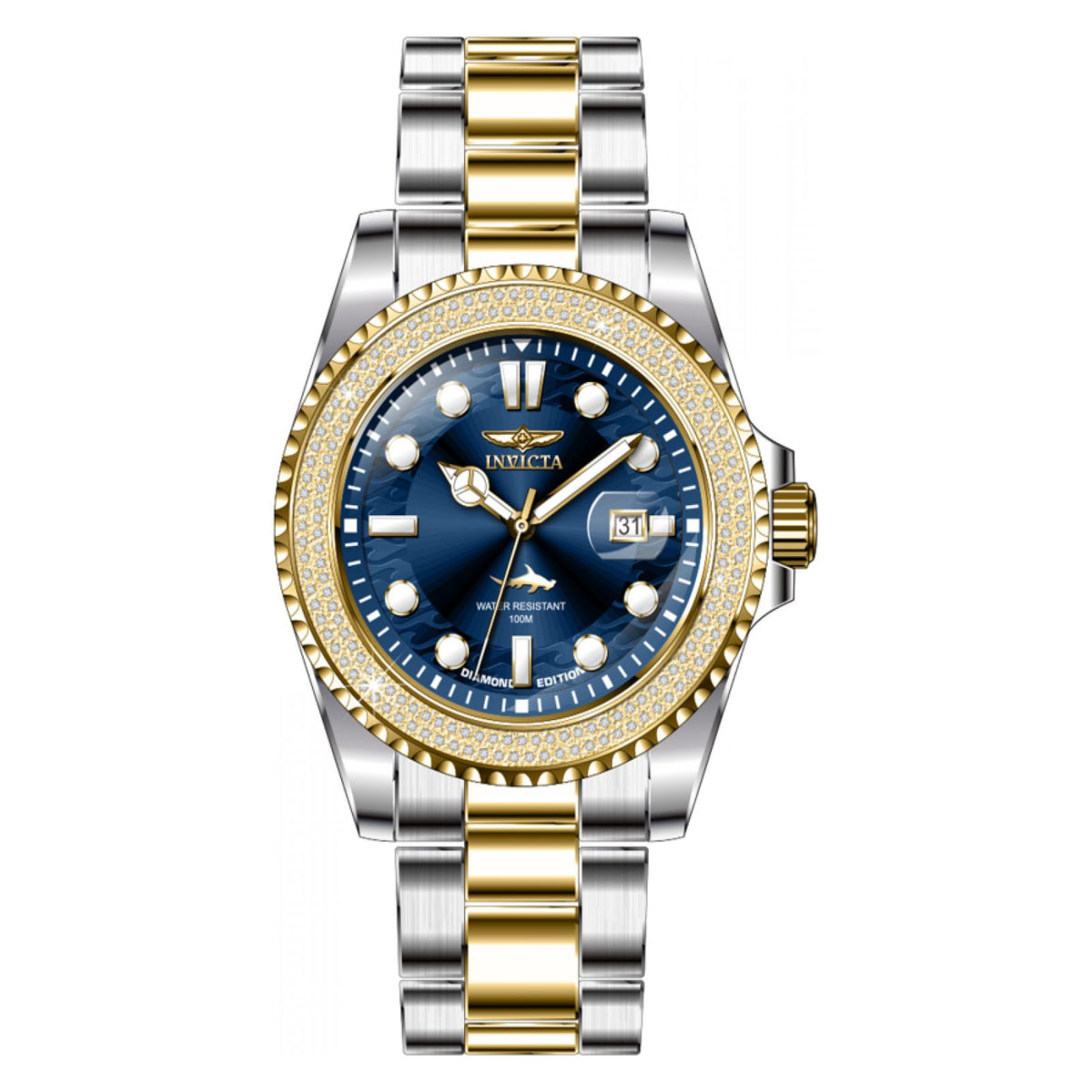 RELOJ  PARA HOMBRE INVICTA PRO DIVER 37970 - GOLD, STEEL