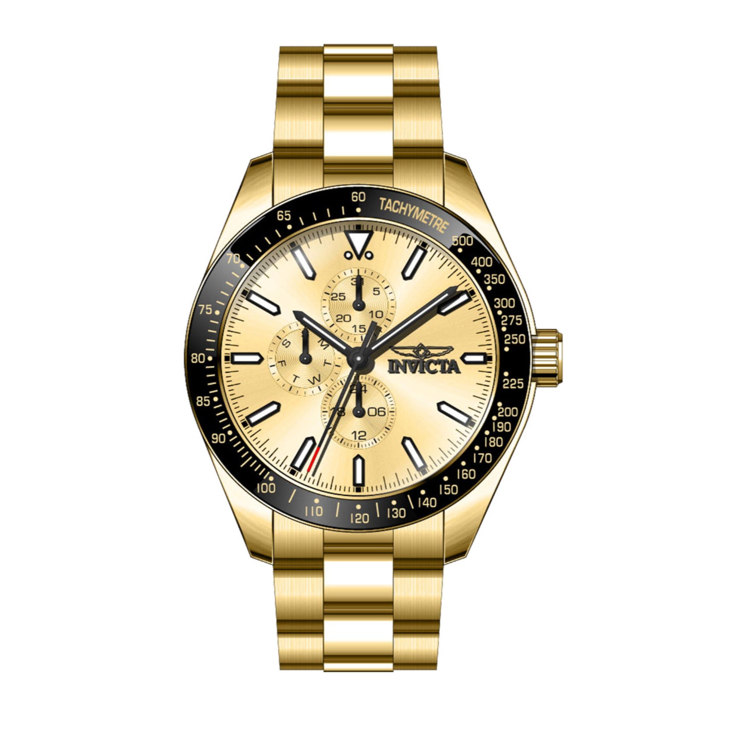 RELOJ  PARA HOMBRE INVICTA AVIATOR 38970 - DORADO