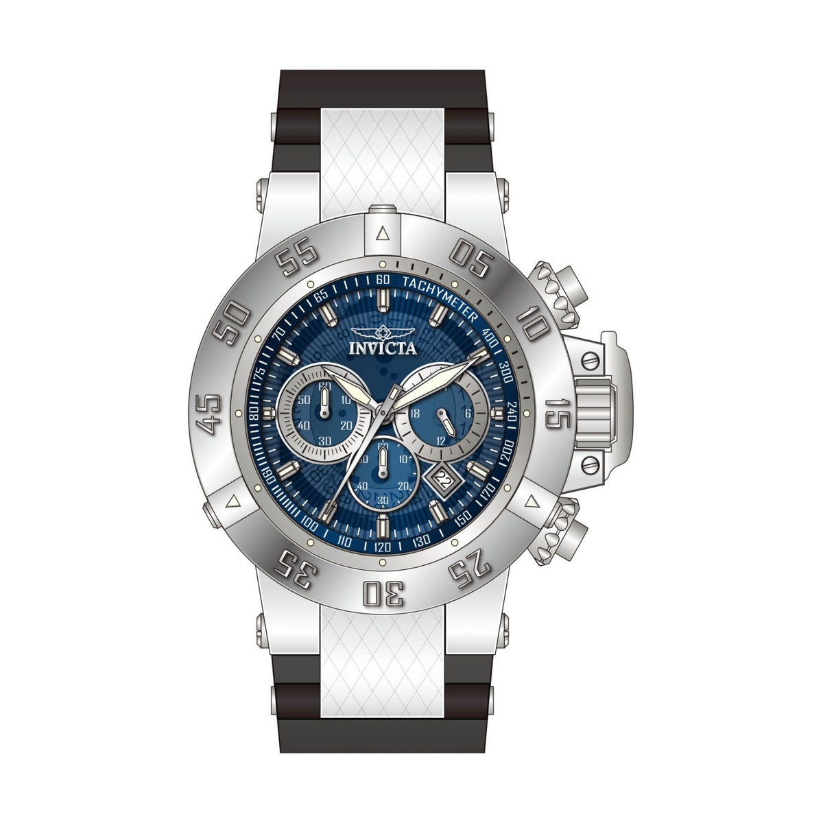 RELOJ DEPORTIVO PARA HOMBRE INVICTA SUBAQUA 38994 - BLANCO NEGRO