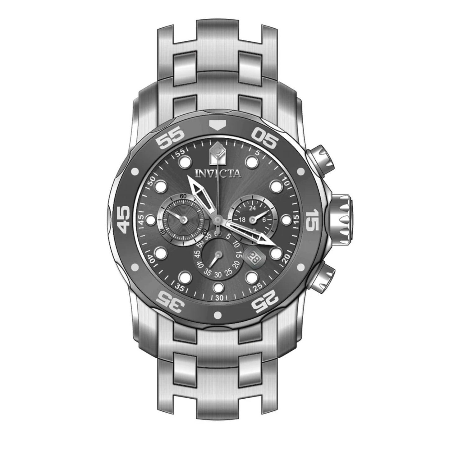 RELOJ  PARA HOMBRE INVICTA PRO DIVER 40194 - PLATEADO