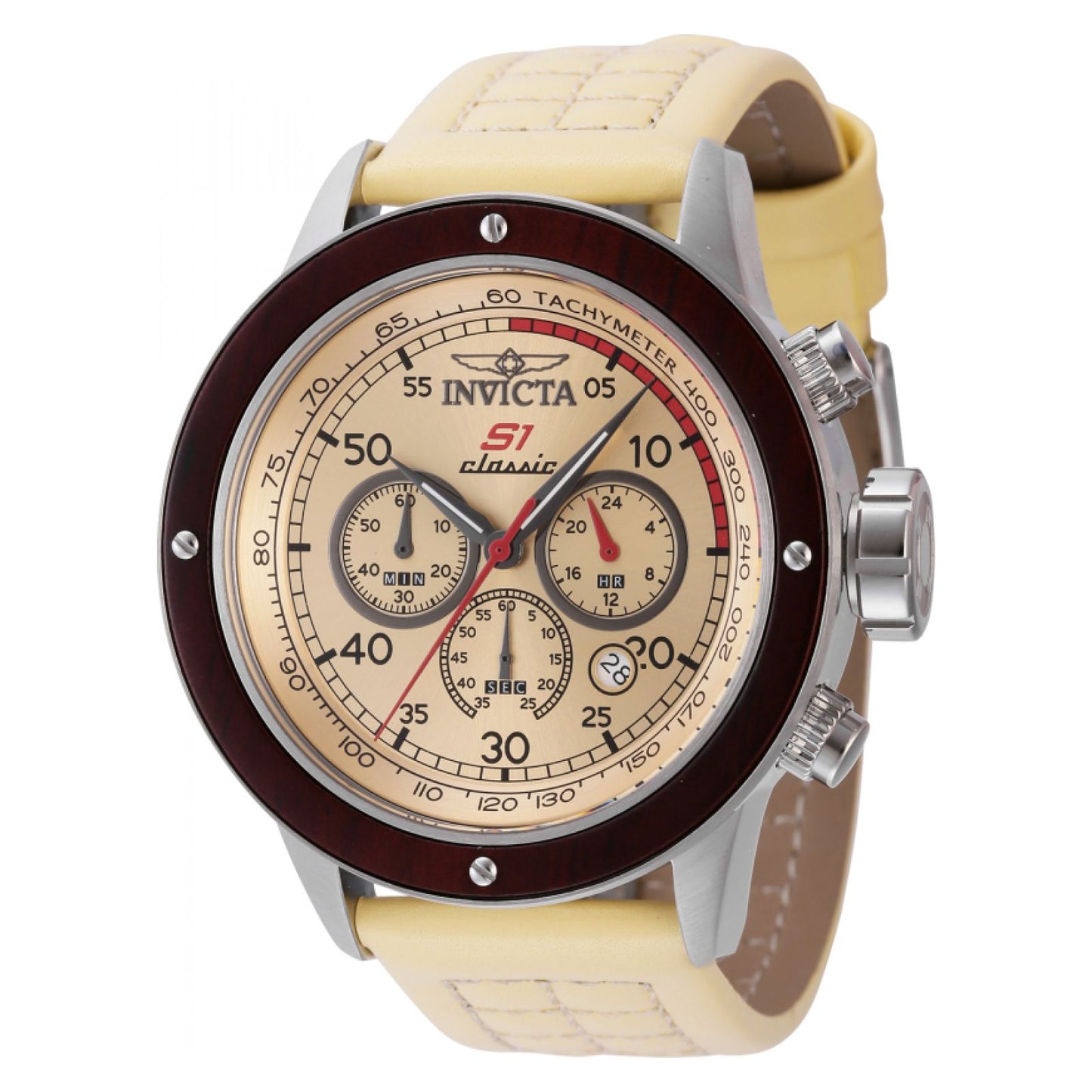 RELOJ CLÁSICO PARA HOMBRE INVICTA S1 RALLY 44227 - MARFIL