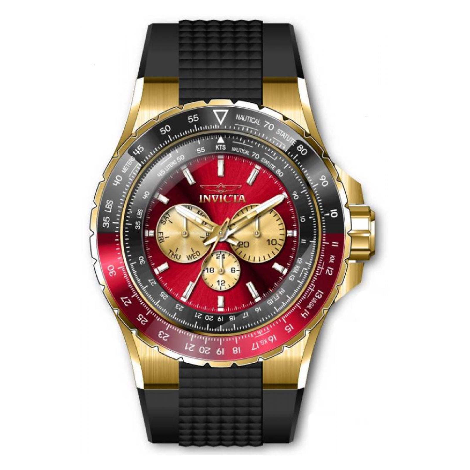 RELOJ DEPORTIVO PARA HOMBRE INVICTA AVIATOR 44614 - NEGRO