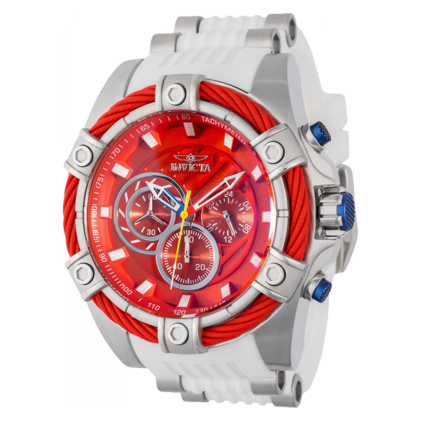 RELOJ DEPORTIVO PARA HOMBRE INVICTA BOLT 46592 - BLANCO, ACERO