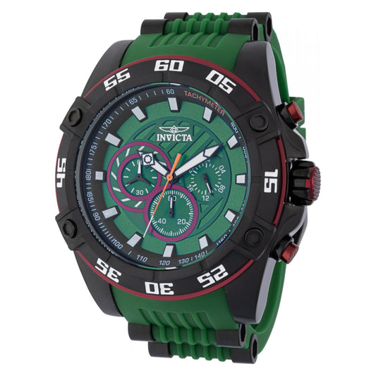 RELOJ DEPORTIVO PARA HOMBRE INVICTA SPEEDWAY 46738 - VERDE, NEGRO