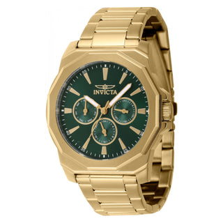 Reloj Invicta Speedway 46856 para Hombre – Acero Inoxidable Tono Oro con Dial Verde y Maquinaria Cuarzo