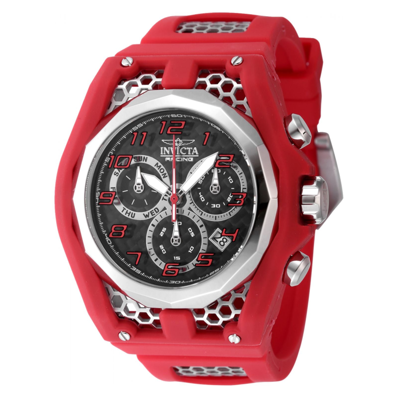 RELOJ DEPORTIVO PARA HOMBRE INVICTA INVICTA RACING 47208 - ROJO, ACERO