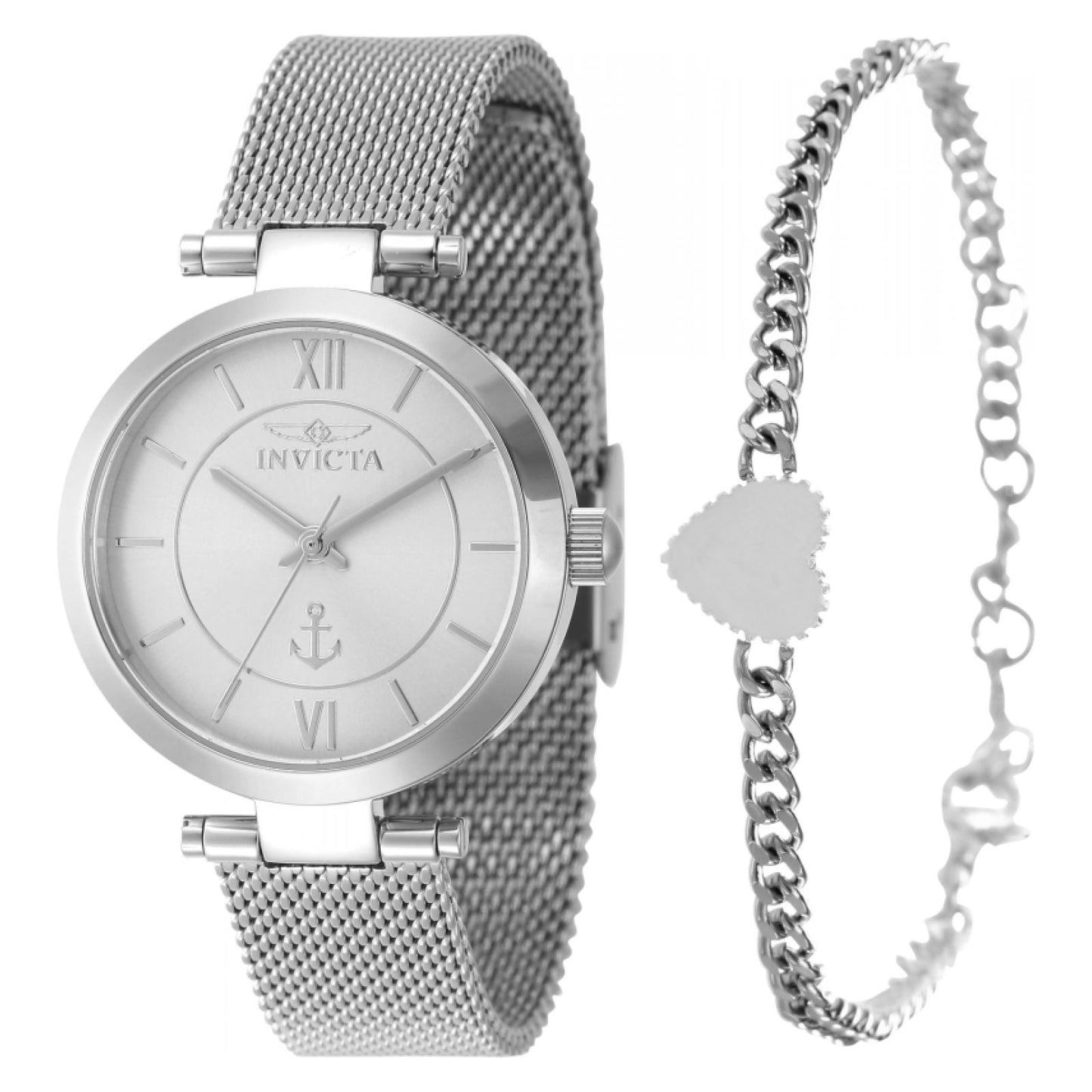 RELOJ  PARA MUJER INVICTA OCEAN VOYAGE 47264 - ACERO