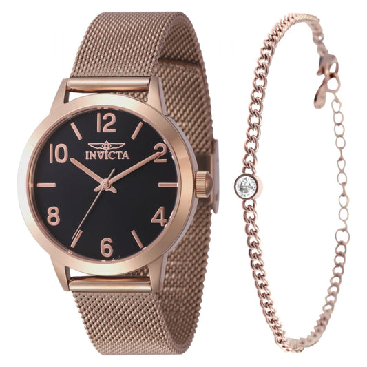 RELOJ  PARA MUJER INVICTA WILDFLOWER 47276 - ORO ROSA