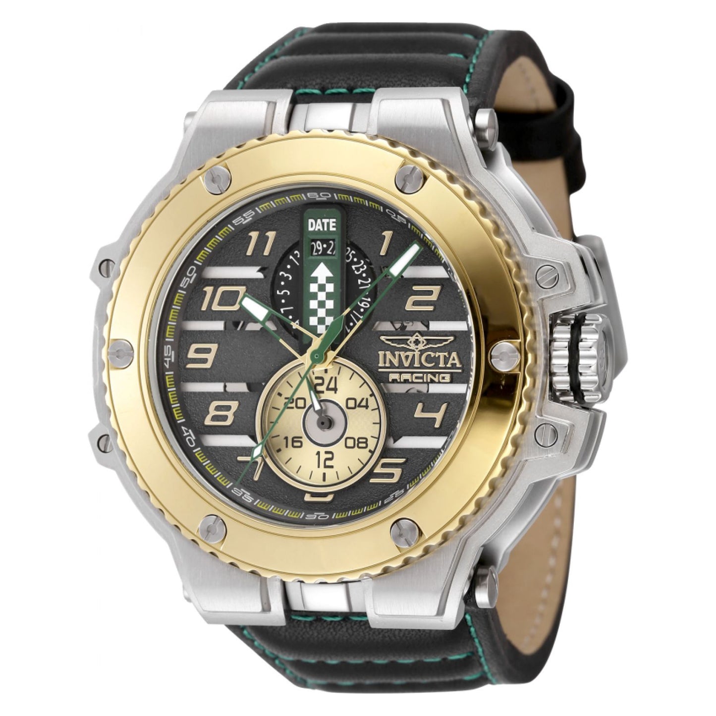 RELOJ CLÁSICO PARA HOMBRE INVICTA INVICTA RACING 47380 - VERDE, NEGRO