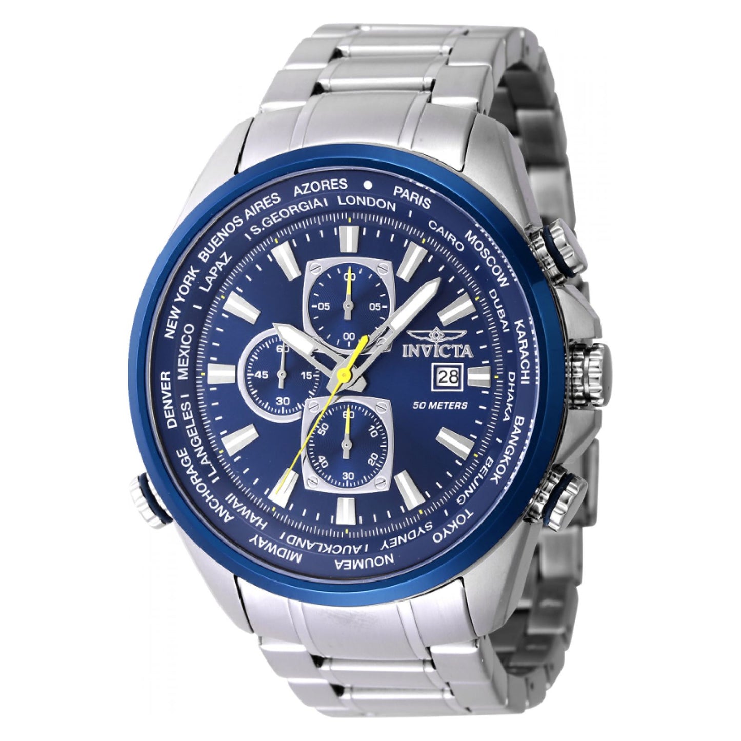 RELOJ  PARA HOMBRE INVICTA AVIATOR 47818 - ACERO