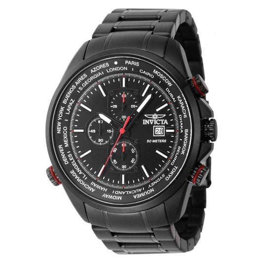 RELOJ  PARA HOMBRE INVICTA AVIATOR 47820 - NEGRO