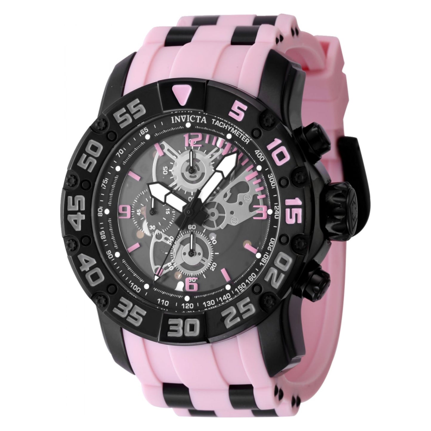 RELOJ DEPORTIVO PARA HOMBRE INVICTA INVICTA RACING 48061 - ROSA, NEGRO