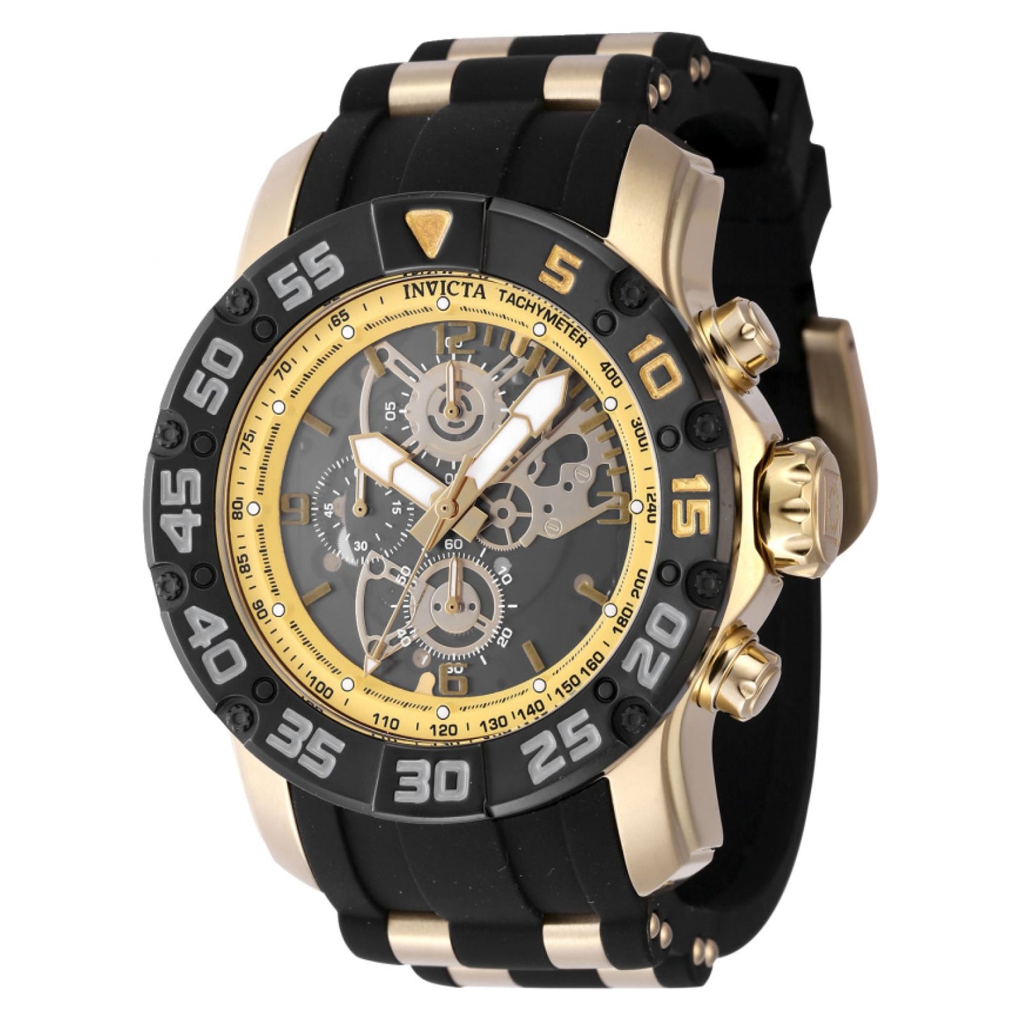 RELOJ DEPORTIVO PARA HOMBRE INVICTA INVICTA RACING 48065 - NEGRO, DORADO