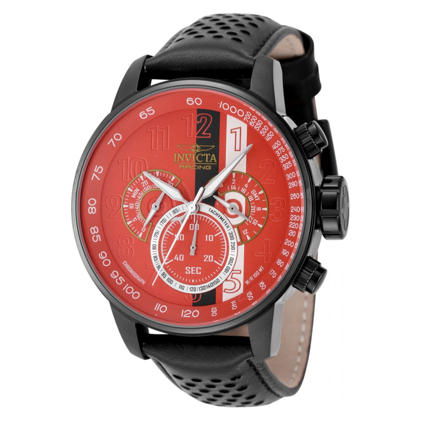 RELOJ CLÁSICO PARA HOMBRE INVICTA INVICTA RACING 48177 - ROJO, NEGRO