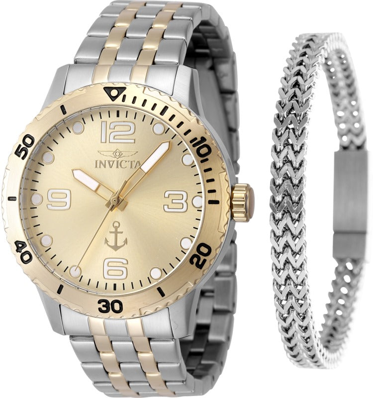 RELOJ  PARA HOMBRE INVICTA OCEAN VOYAGE 48267 - ORO, ACERO