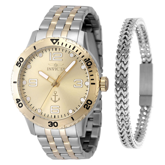 RELOJ  PARA HOMBRE INVICTA OCEAN VOYAGE 48267 - ORO, ACERO