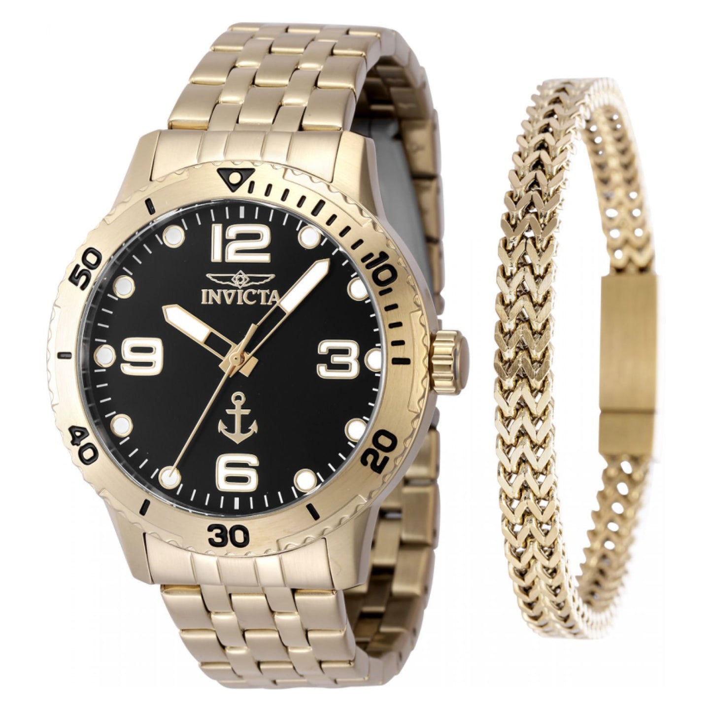 RELOJ  PARA HOMBRE INVICTA OCEAN VOYAGE 48270 - ORO