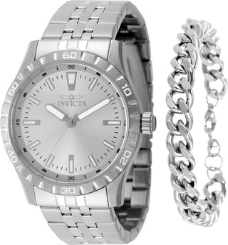 Reloj Clásico para Hombre Invicta Specialty 48279 en Acero Inoxidable Plateado – Cronógrafo y Maquinaria Cuarzo Japonesa