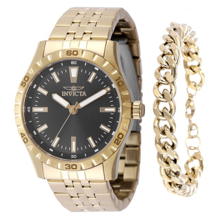 Reloj Clásico para Hombre Invicta Specialty 48284 en Acero Inoxidable Tono Oro – Maquinaria Cuarzo Japonesa