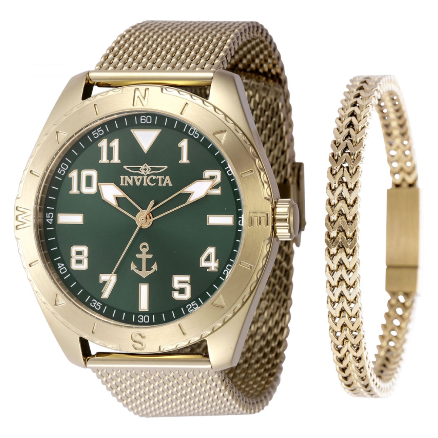 RELOJ  PARA HOMBRE INVICTA OCEAN VOYAGE 48299 - ORO