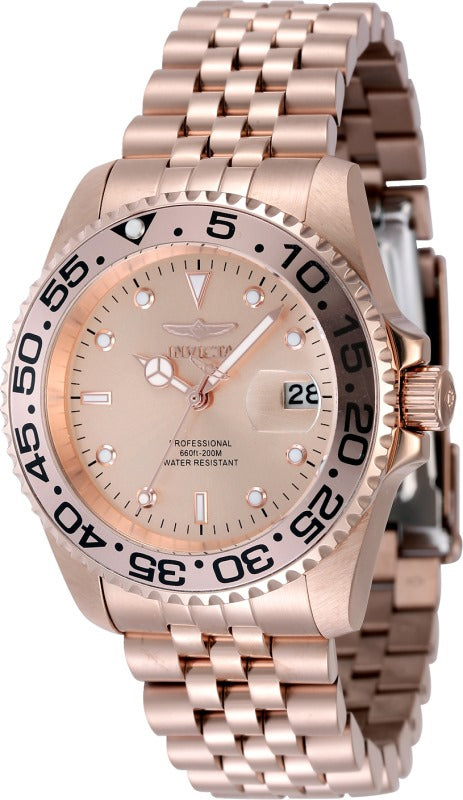 RELOJ  PARA MUJER INVICTA PRO DIVER 48386 - ORO ROSA