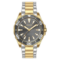 Reloj Invicta Pro Diver 69238 para Hombre – Caja de 46 mm en Acero Bitono Plata/Oro con Dial Carbón de Cobre y Cristal Flame Fusion