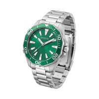 Reloj Invicta Pro Diver 69244 para Hombre – Caja de 46 mm en Acero Inoxidable con Dial Verde de Cobre, Cristal Flame Fusion y Maquinaria Cuarzo