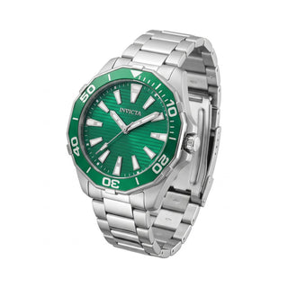 Reloj Invicta Pro Diver 69244 para Hombre – Caja de 46 mm en Acero Inoxidable con Dial Verde de Cobre, Cristal Flame Fusion y Maquinaria Cuarzo