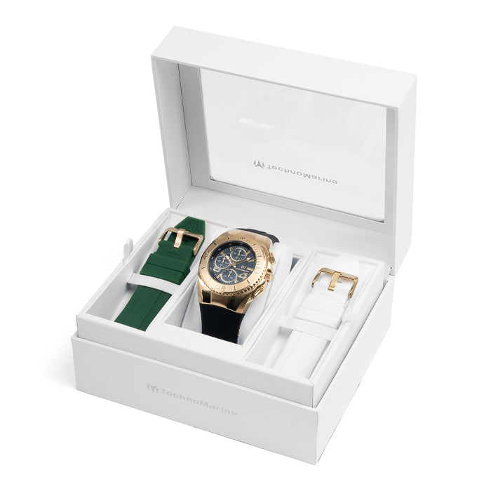 RELOJ PARA HOMBRE TECHNOMARINE CRUISE TM-124030 - NEGRO, BLANCO, VERDE