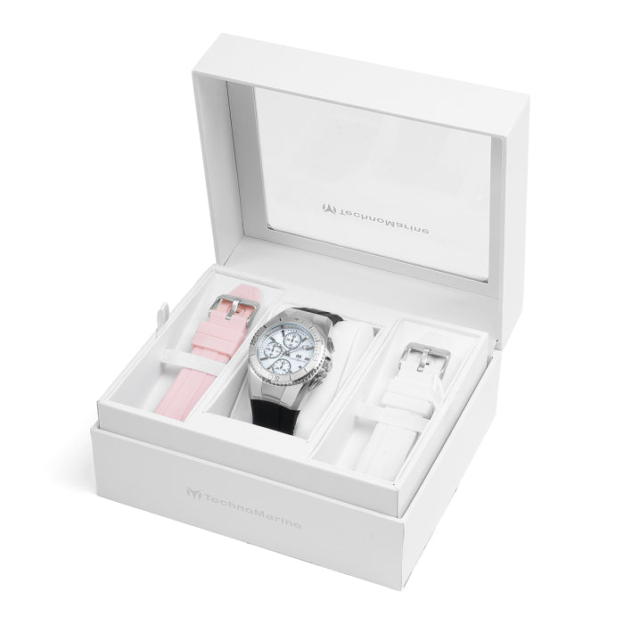 RELOJ PARA MUJER TECHNOMARINE CRUISE TM-124032 - NEGRO, BLANCO, ROSA