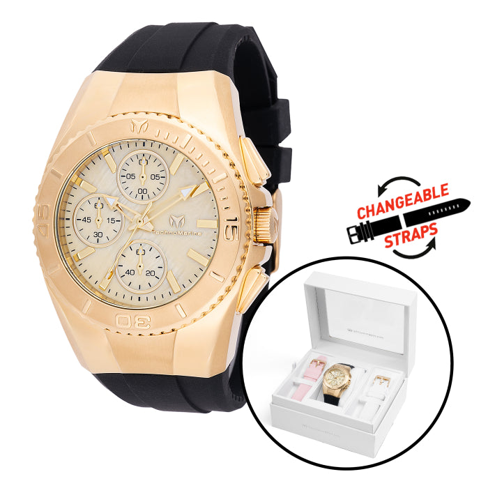 RELOJ PARA MUJER TECHNOMARINE CRUISE TM-124035 - NEGRO, BLANCO, ROSA