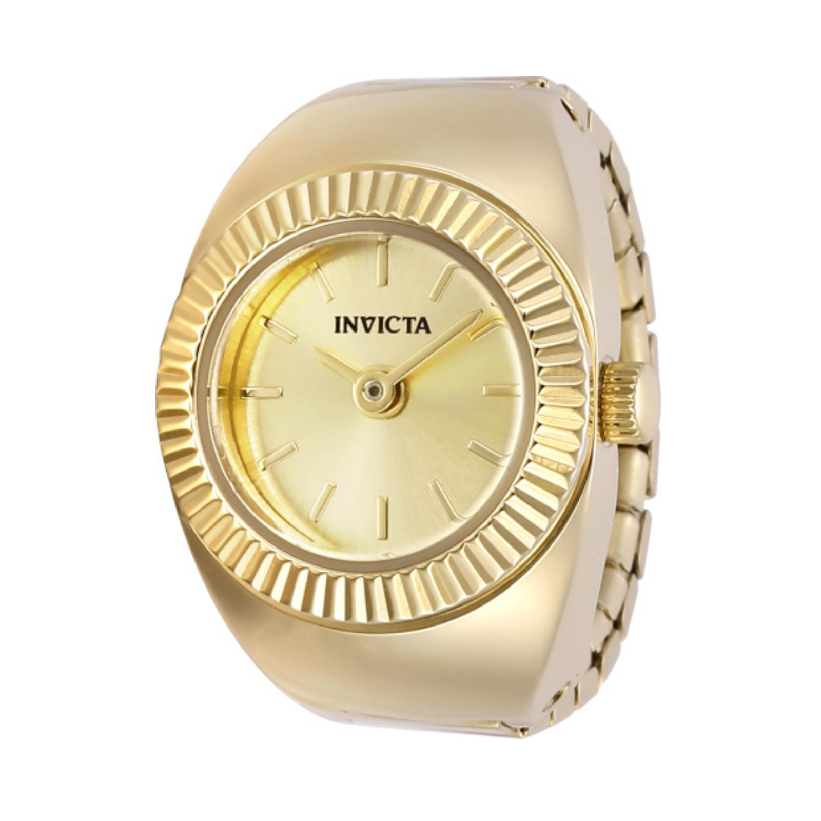 RELOJ ANILLO PARA MUJER INVICTA MINI ANGEL 48947 - DORADO