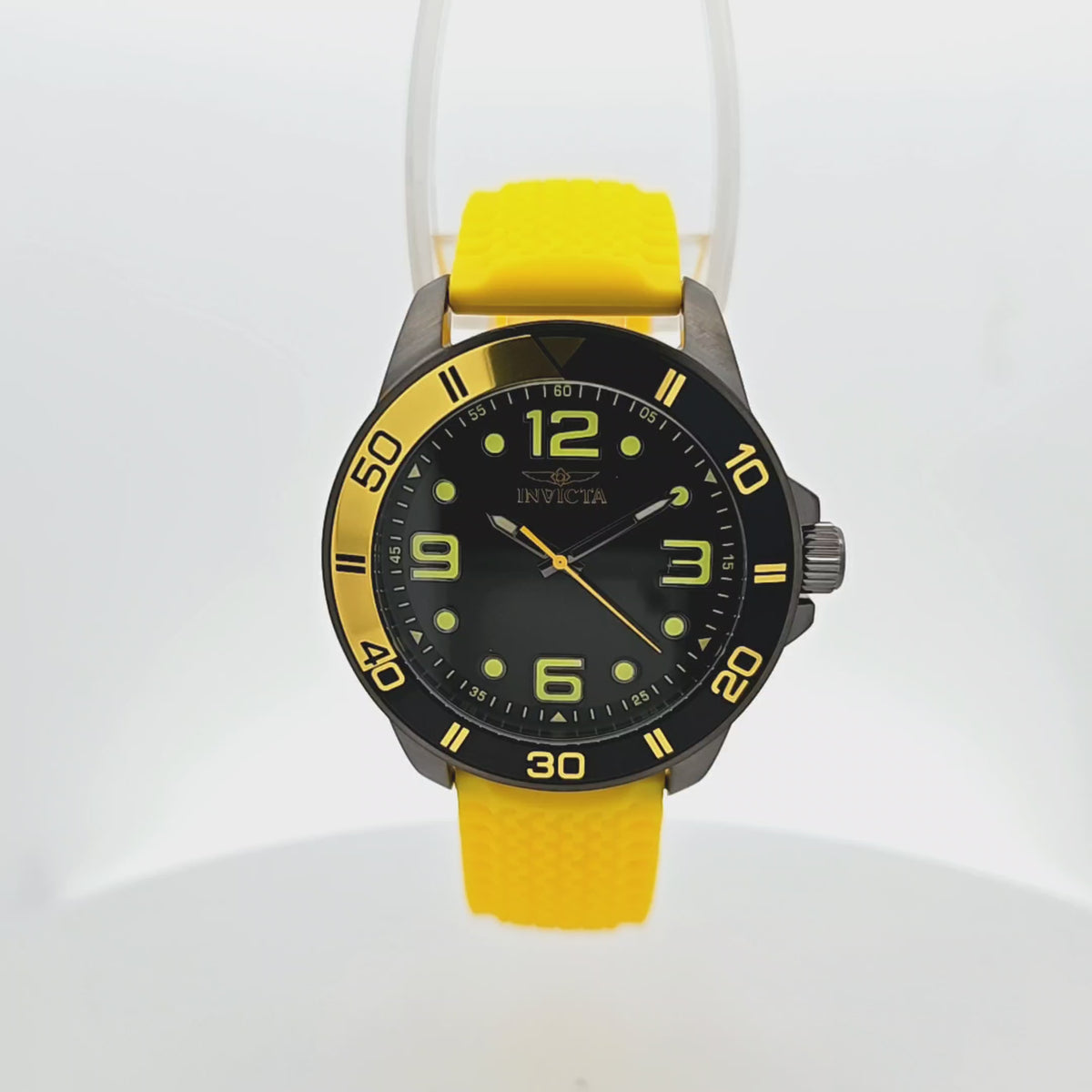 RELOJ DEPORTIVO PARA HOMBRE INVICTA PRO DIVER 40037 - AMARILLO
