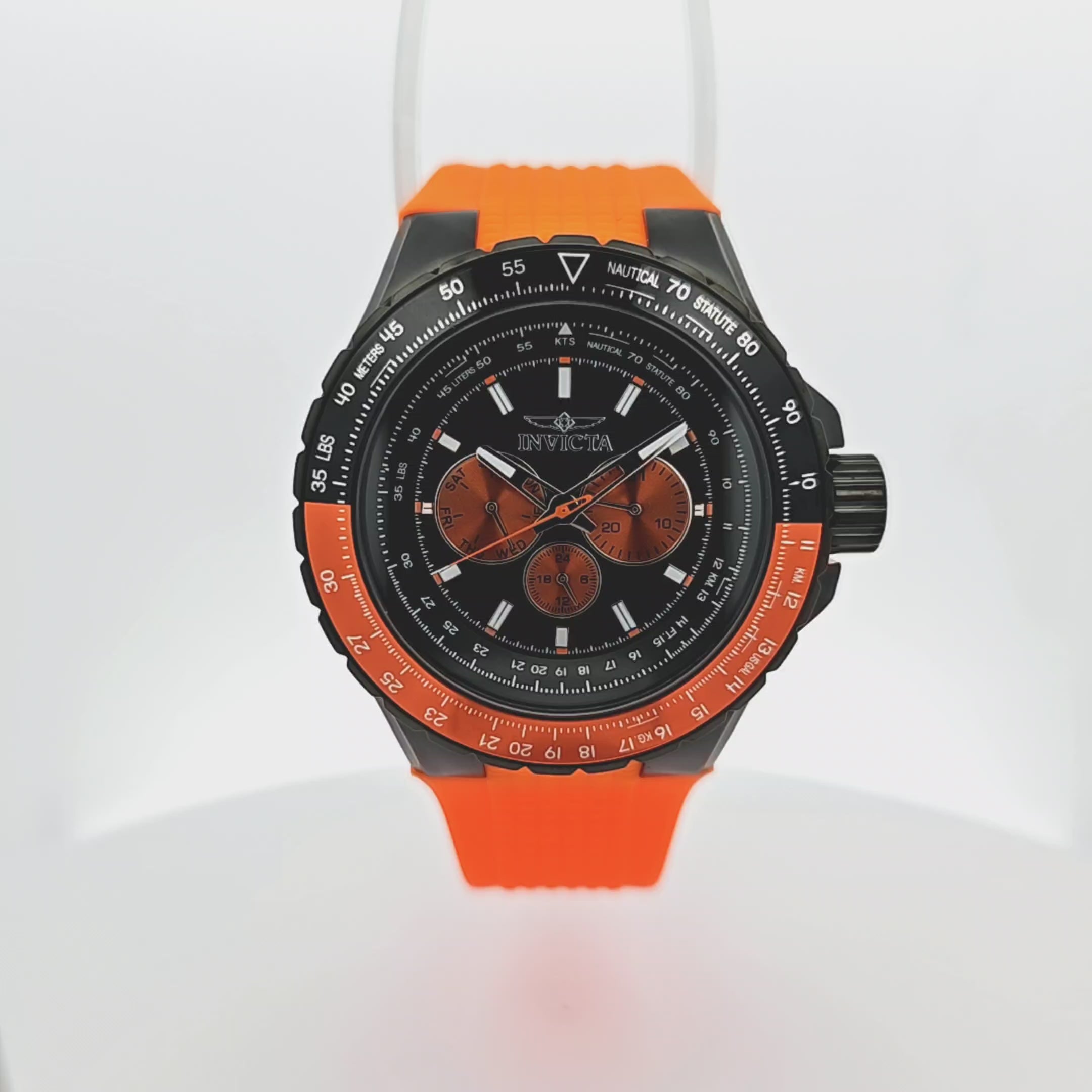 RELOJ DEPORTIVO PARA HOMBRE INVICTA AVIATOR 39306 - NARANJA
