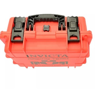 CAJA DE IMPACTO INVICTA RACING TEAM PARA 8 RELOJES - ROJA