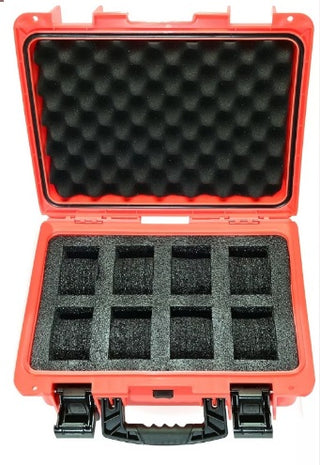 CAJA DE IMPACTO INVICTA RACING TEAM PARA 8 RELOJES - ROJA