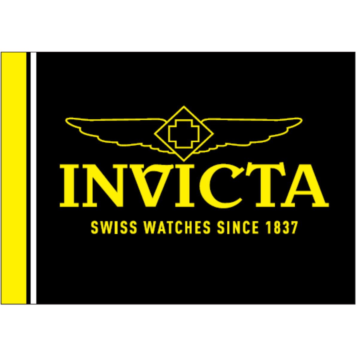 BANDERA INVICTA GEAR, NEGRA (IG0320-BLK)