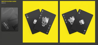CARTAS DE POKER INVICTA - NEGRAS