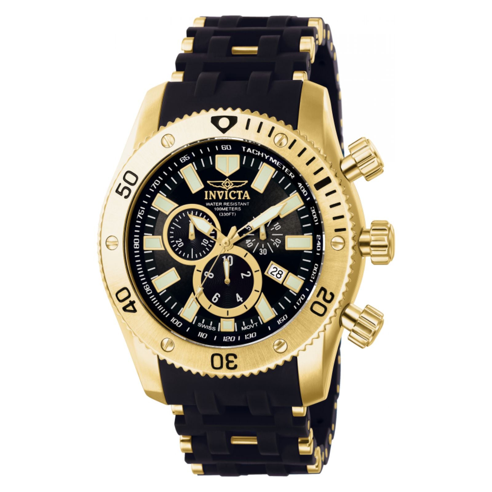 Compra RELOJ PARA HOMBRE INVICTA SEA SPIDER 0140 ORO NEGRO