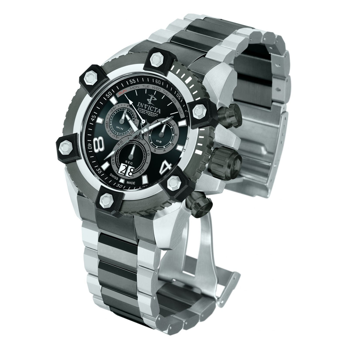RELOJ  PARA HOMBRE INVICTA RESERVE 0338 - ACERO, GUNMETAL