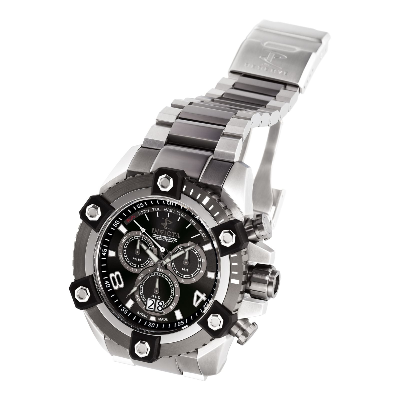 Compra RELOJ PARA HOMBRE INVICTA RESERVE 0338 ACERO GUNMETAL