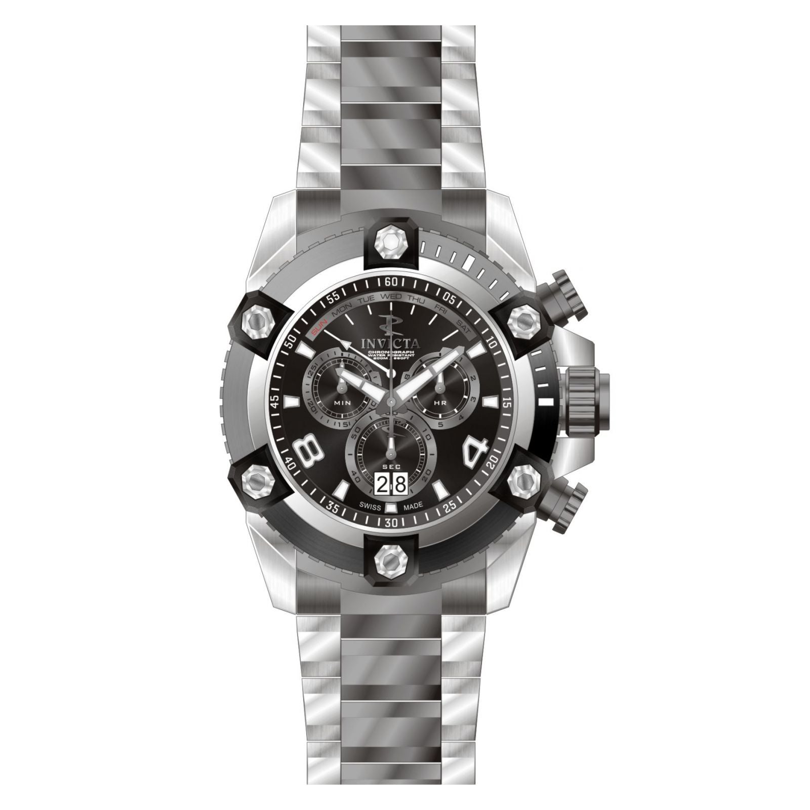 Compra RELOJ PARA HOMBRE INVICTA RESERVE 0338 ACERO GUNMETAL